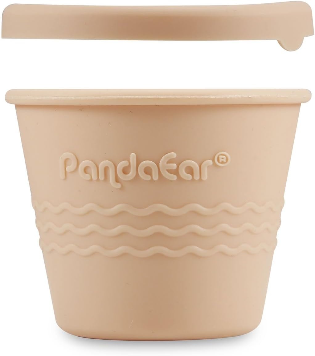 image:imagePandaEar 12 Pack Silicone Baby Food Storage Containers 4 oz