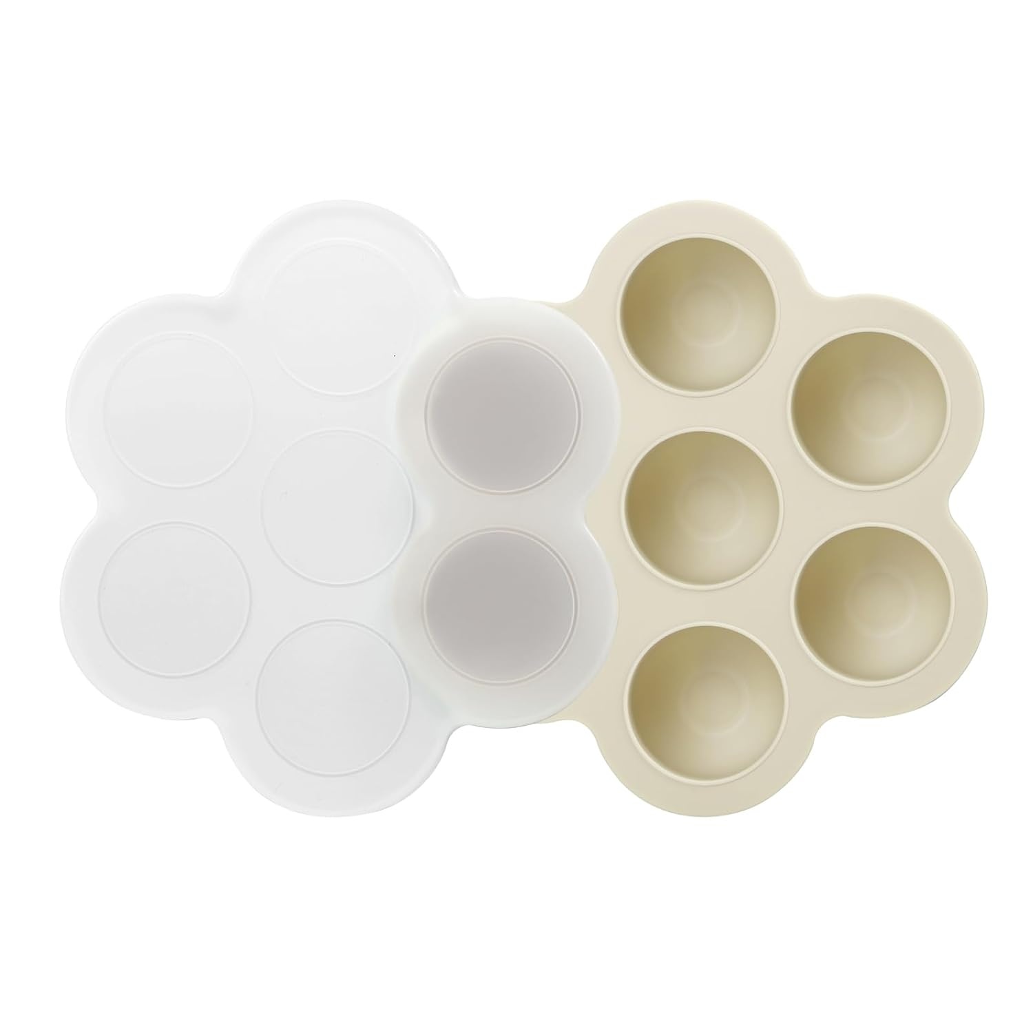 image:imagePandaEar 3 Pack Baby Food Freezer Tray with Lids Silicone Baby Food Storage Container for Homemade Baby Food Purees Breastmilk BlueGreenCarnationPinkGreenLinen