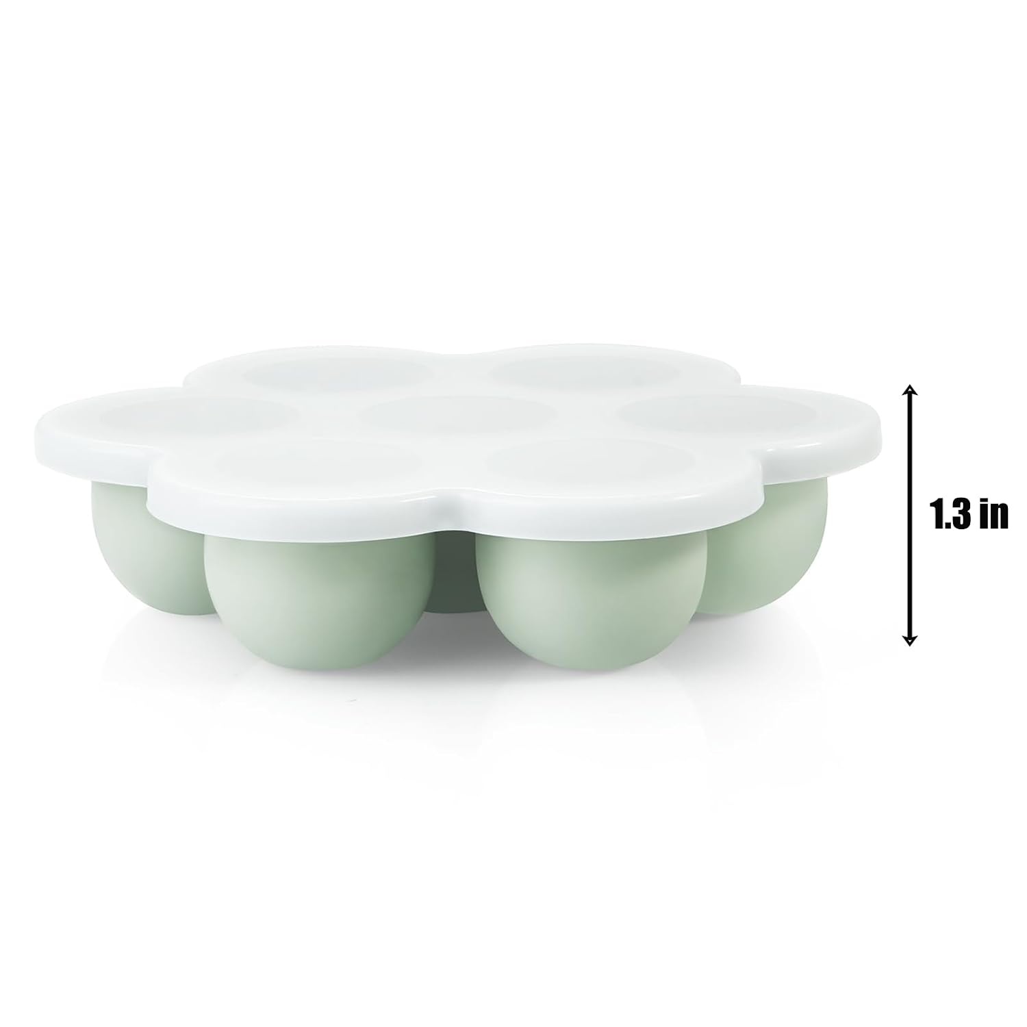 image:imagePandaEar 3 Pack Baby Food Freezer Tray with Lids Silicone Baby Food Storage Container for Homemade Baby Food Purees Breastmilk BlueGreenCarnationPinkGreenLinen