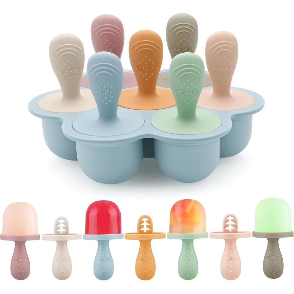 image:imagePandaEar Silicone Popsicle Molds for Toddlers Baby Ice Pop Maker