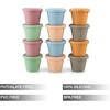 PandaEar 12 Pack Silicone Baby Food Storage Containers, 4 oz