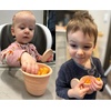 PandaEar 12 Pack Silicone Baby Food Storage Containers, 4 oz