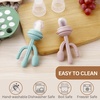 PandaEar 2-Pack Baby Food Freezer Trays & 3 Silicone Fruit Feeders