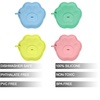 PandaEar 4 Pack Popsicle Holder for Kids, Silicone Ice Cream Cone & Popsicle Drip Catcher with Built-in Straw, Mess-Free Frozen Treat Holder