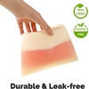 PandaEar 4 Pack Reusable Silicone Food Storage Bags, 34oz & 17oz