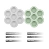 PandaEar Silicone Baby Food Freezer Trays with Lids, 2 Pack, BPA Free