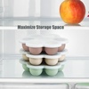 PandaEar Silicone Baby Food Freezer Trays with Lids, 2 Pack, BPA Free