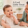 PandaEar Silicone Popsicle Molds, Mini Breastmilk Ice Pop Maker With Sticks(Beige)