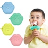 PandaEar 4 Pack Popsicle Holder for Kids, Silicone Ice Cream Cone & Popsicle Drip Catcher with Built-in Straw, Mess-Free Frozen Treat Holder