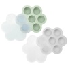 PandaEar Silicone Baby Food Freezer Trays with Lids, 2 Pack, BPA Free
