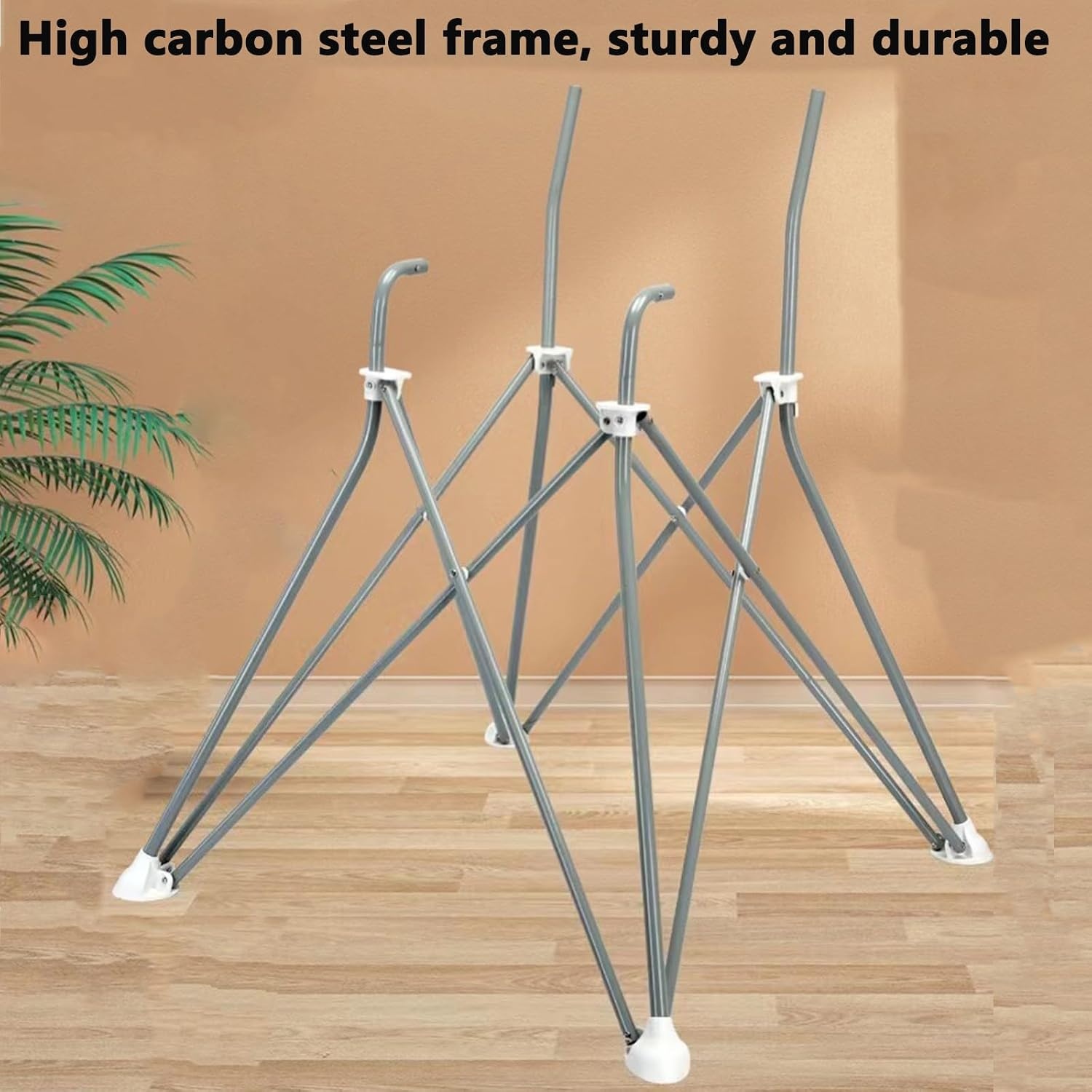 image:imagePandaEar Portable High Chair for Babies and Toddlers Foldable HighChair with Tray Baby Travel Dining Chair for Indoor amp Outdoor BlackBlack