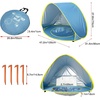 PandaEar Baby Beach Tent with Pool, Pop Up Sun Shelter for Infant Toddlers, Portable UV Protection Shade with Carry Bag for Outdoor Travel, Camping