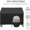 PandaEar Blackout Cover for Pack N Play, Breathable Crib Canopy Cover Tent for Pack and Play, Portable Stretchy Baby Netting for Indoor & Outdoor
