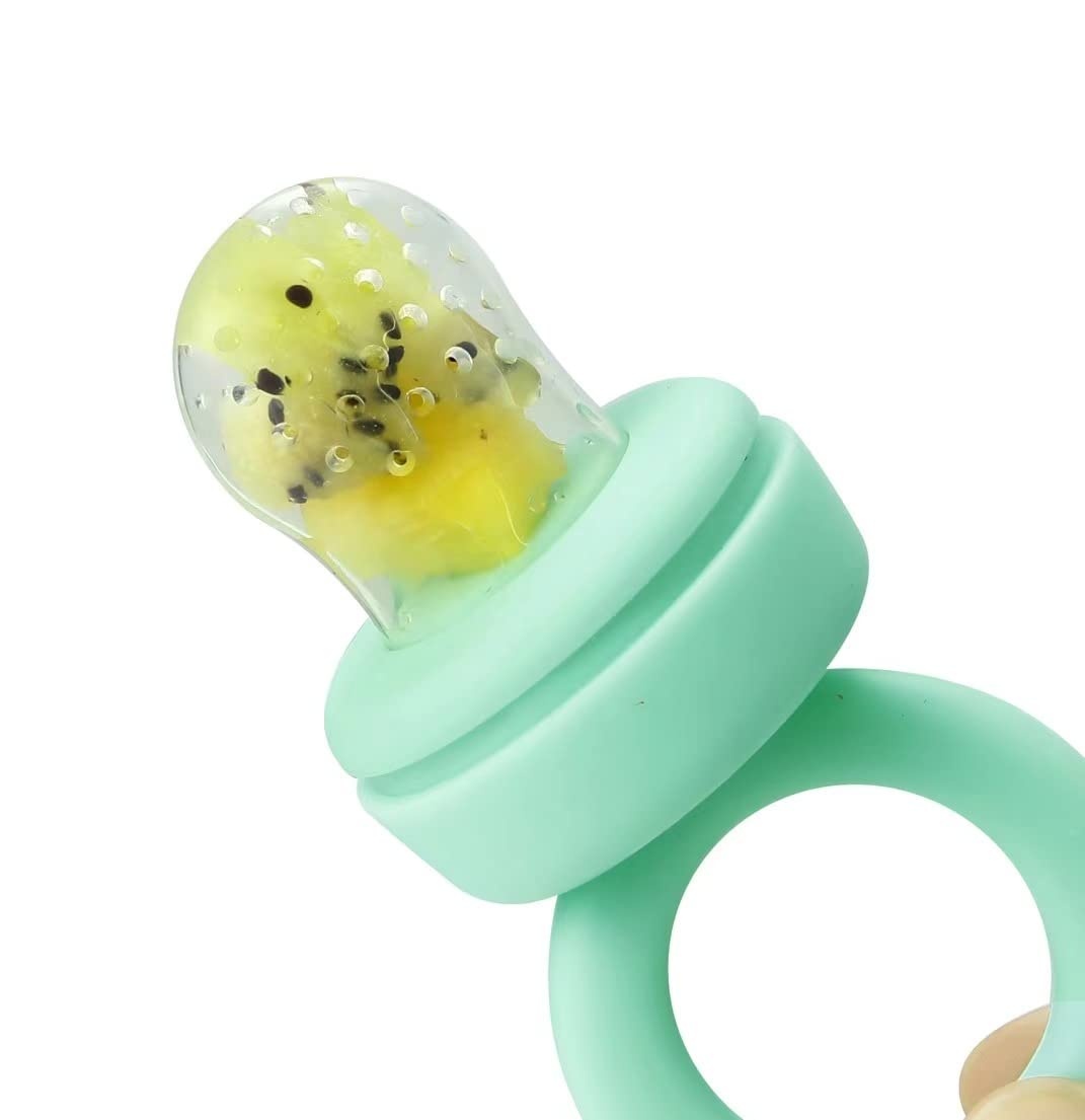 image:imagePandaEar 3 Pack Silicone Baby Fruit Food Feeder Pacifier Mesh Feeder