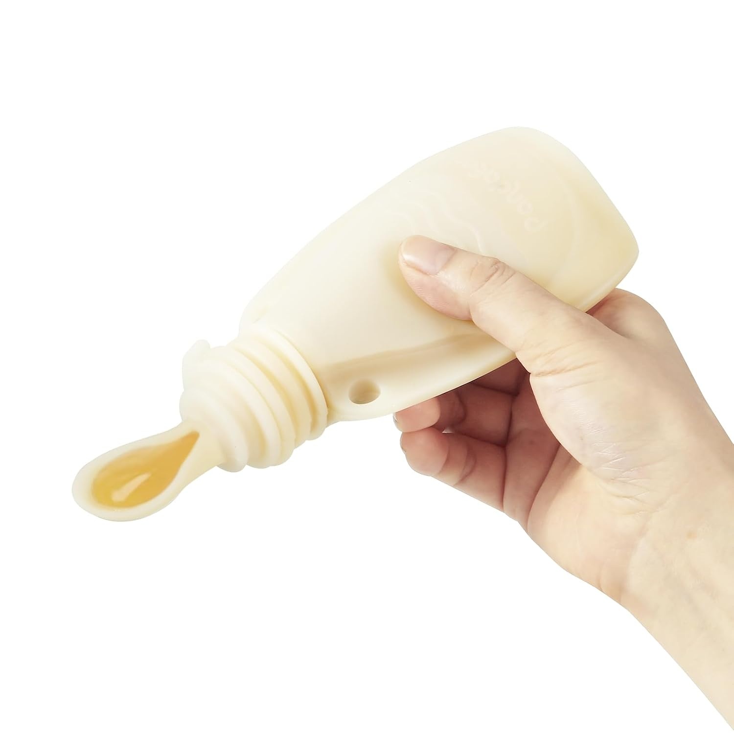 image:imagePandaEar 3 Pack Silicone Baby Food Pouches Reusable Squeeze Pouches for Toddler with 3 Silicone Puree Feeder Spoon BPAFree Silicone Refillable Infant Food Storage 5 oz Light TanampWalnutampGreyLight TanWalnutGrey