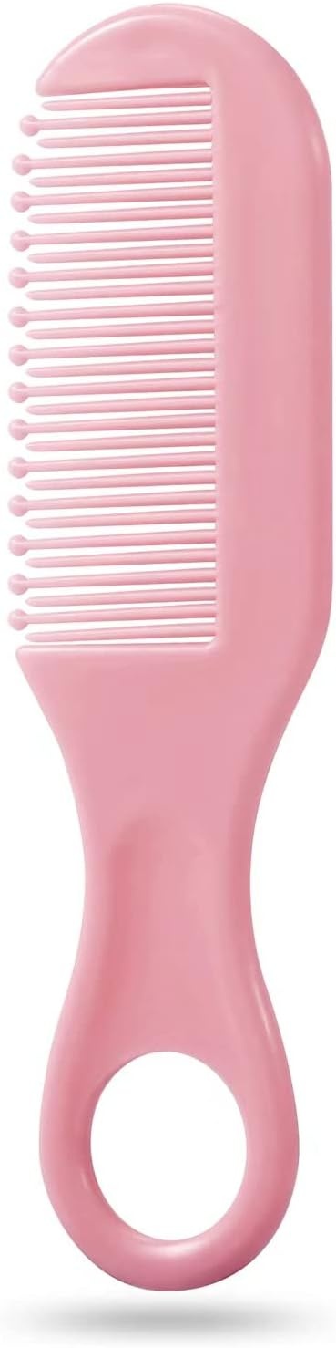 image:imagePandaEar Baby Healthcare amp Grooming Kit Baby Safety Set Comb Brush Finger Toothbrush Nail Clippers Scissors Nasal Aspirator Nursery Care Kit Blue12in1 Pink