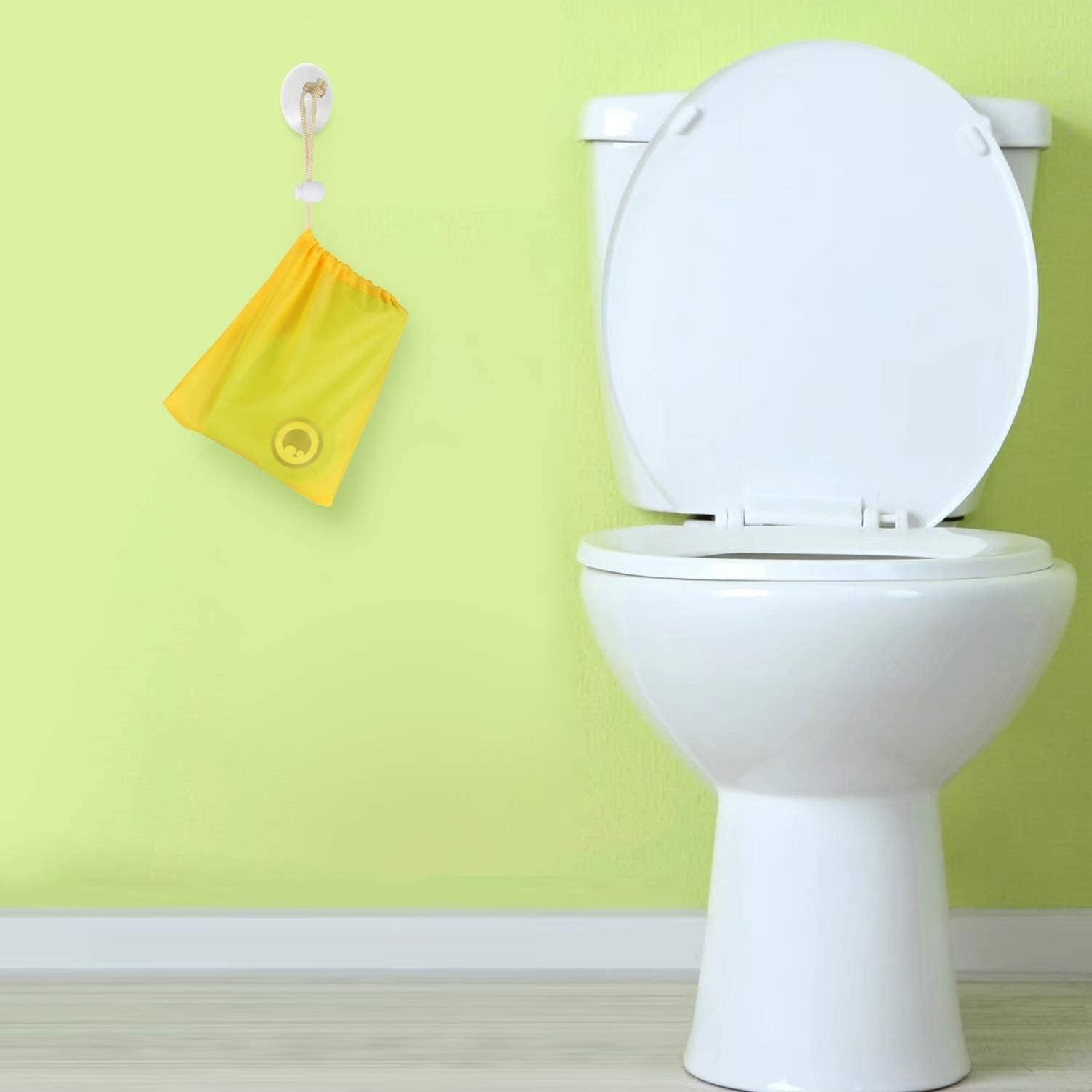 image:imagePandaEar Toilet Seat Cover Folding Travel Toilet Seat for Children and Potty Training Portable Silicone Toilet Seat for Toddlers Boys amp Girls with NonSlip Silicone Pads PandaYellow