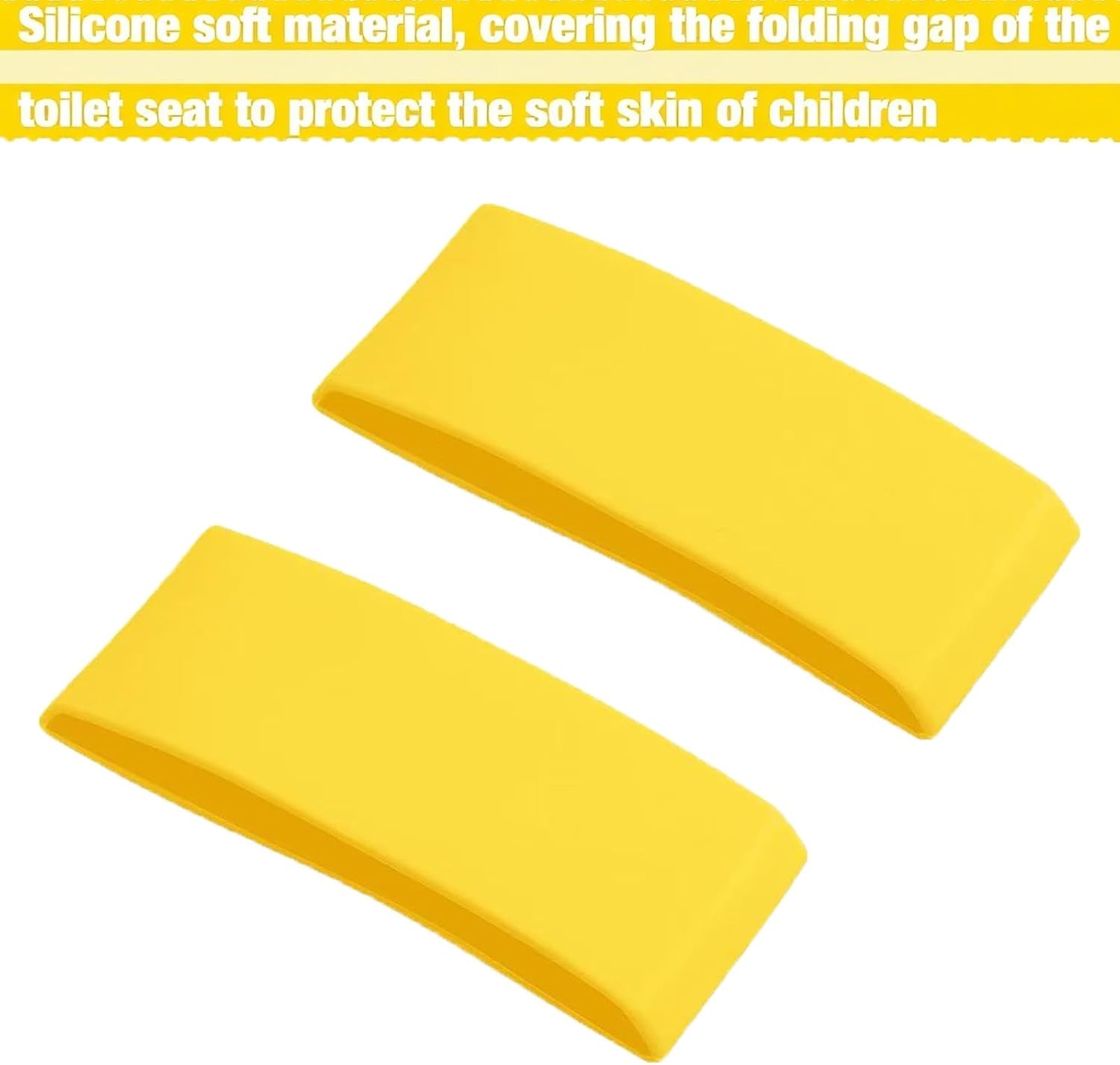 image:imagePandaEar Toilet Seat Cover Folding Travel Toilet Seat for Children and Potty Training Portable Silicone Toilet Seat for Toddlers Boys amp Girls with NonSlip Silicone Pads PandaYellow
