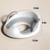 PandaEar Baby Toddler Potty Training Toilet Seat for Boys and Girls with Handles| Child Kids Potty Seat Toilet Seat Attachment| Safe Urine Guard Non-Slip Rubber Rim| Fits Round & Oval Toilets