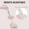 PandaEar Toilet Potty Training Seat with Step Stool Ladder, Comfortable Safe Potty Seat with Anti-Slip Pads Ladder for Kids Boys Girls Toddlers (Grey)(Pink)