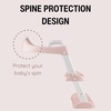 PandaEar Toilet Potty Training Seat with Step Stool Ladder, Comfortable Safe Potty Seat with Anti-Slip Pads Ladder for Kids Boys Girls Toddlers (Grey)(Pink)