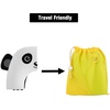 PandaEar Toilet Seat Cover | Folding Travel Toilet Seat for Children and Potty Training | Portable Silicone Toilet Seat for Toddlers, Boys & Girls with Non-Slip Silicone Pads -Panda(White)