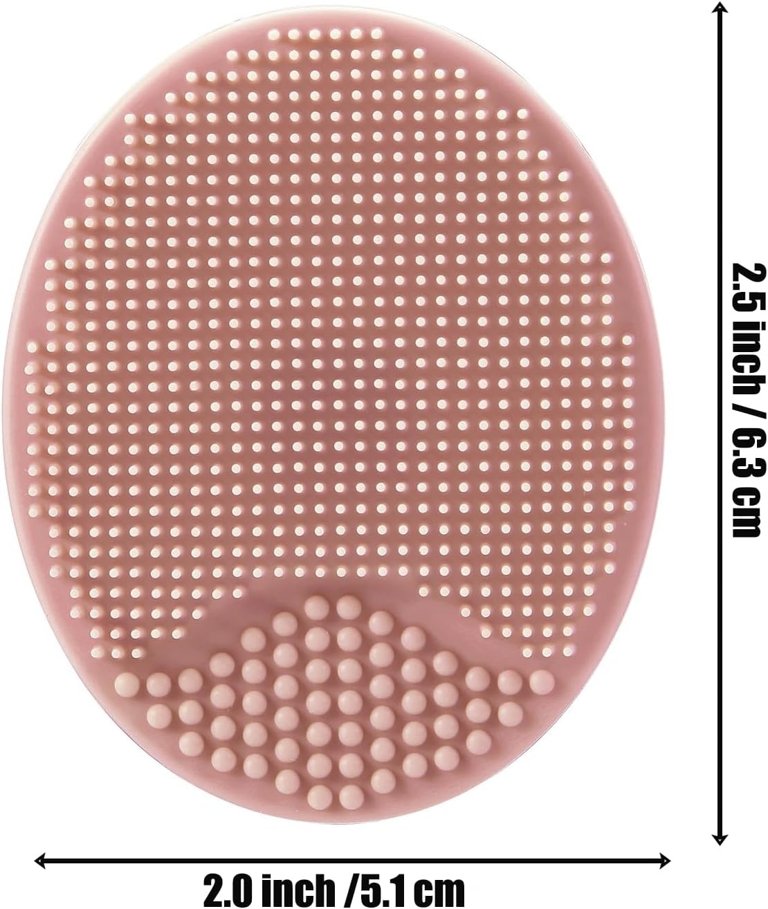 image:imagePandaEar Baby Cradle Cap Brush Silicone Baby Bath Brush Massage Brush Set for Dry Skin Cradle Cap and Eczema 4 Pack BluePink