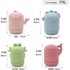PandaEar 4 Pack Silicone Bath Toys for Babies 0-6 6-12 Months, Mold Free Bathtub Toys for Toddlers Kids Infant, Non Toxic Swimming Shower Toys for Toddlers 1-3 (A)