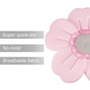 PandaEar Baby Bath Flower for Sink – Romantic Cherry Blossom Plush Mat – Soft Newborn Insert & Infant Bathtub Cushion – Non-Slip Quick-Dry Support – Shower Gift for Girls (Pink)(Pink)