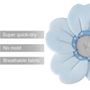 PandaEar Baby Bath Flower for Sink – Romantic Cherry Blossom Plush Mat – Soft Newborn Insert & Infant Bathtub Cushion – Non-Slip Quick-Dry Support – Shower Gift for Girls (Pink)(Bliue)