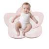 PandaEar Baby Bath Pad for Infant Newborn | Soft Flower 5 Petals for Sink Bathtub Essentials Shower Gift (Grey)(Pink)