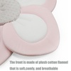 PandaEar Baby Bath Pad for Infant Newborn | Soft Flower 5 Petals for Sink Bathtub Essentials Shower Gift (Grey)(Pink)