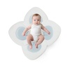 PandaEar Baby Bath Pad for Newborn, Soft Flower Infant Sink Bath Cushion(Blue)