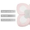 PandaEar Baby Bath Pad for Newborn, Soft Flower Infant Sink Bath Cushion(Pink)