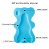 PandaEar Baby Bath Sponge Infant Soft Sponge Mat, Baby Bath Mat Newborn Odor Free Bath Cushion, Blue (Blue)(Blue)