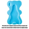 PandaEar Baby Bath Sponge Infant Soft Sponge Mat, Baby Bath Mat Newborn Odor Free Bath Cushion, Blue (Blue)(Blue)