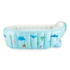 PandaEar Inflatable Baby Bathtub, Portable Travel Bath Tub with Air Pump(Blue)