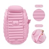 PandaEar Inflatable Baby Bathtub, Portable Travel Bath Tub with Air Pump(Pink)