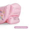 PandaEar Inflatable Baby Bathtub, Portable Travel Bath Tub with Air Pump(Pink)
