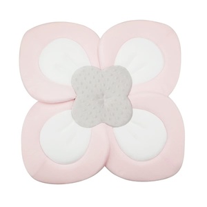 PandaEar Baby Bath Pad for Newborn, Soft Flower Infant Sink Bath Cushion(Pink)