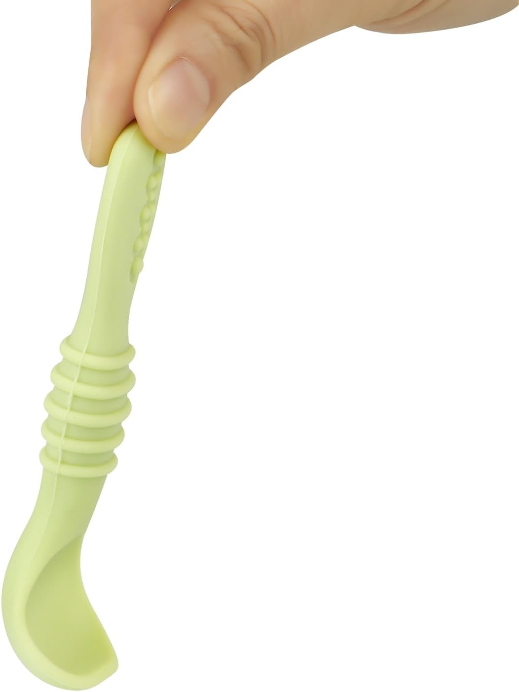 image:imagePandaEar 6 Pack Silicone Baby Spoons Self Feeding Utensils 612 Months Infant Spoons First Stage Baby Feeding Essentials
