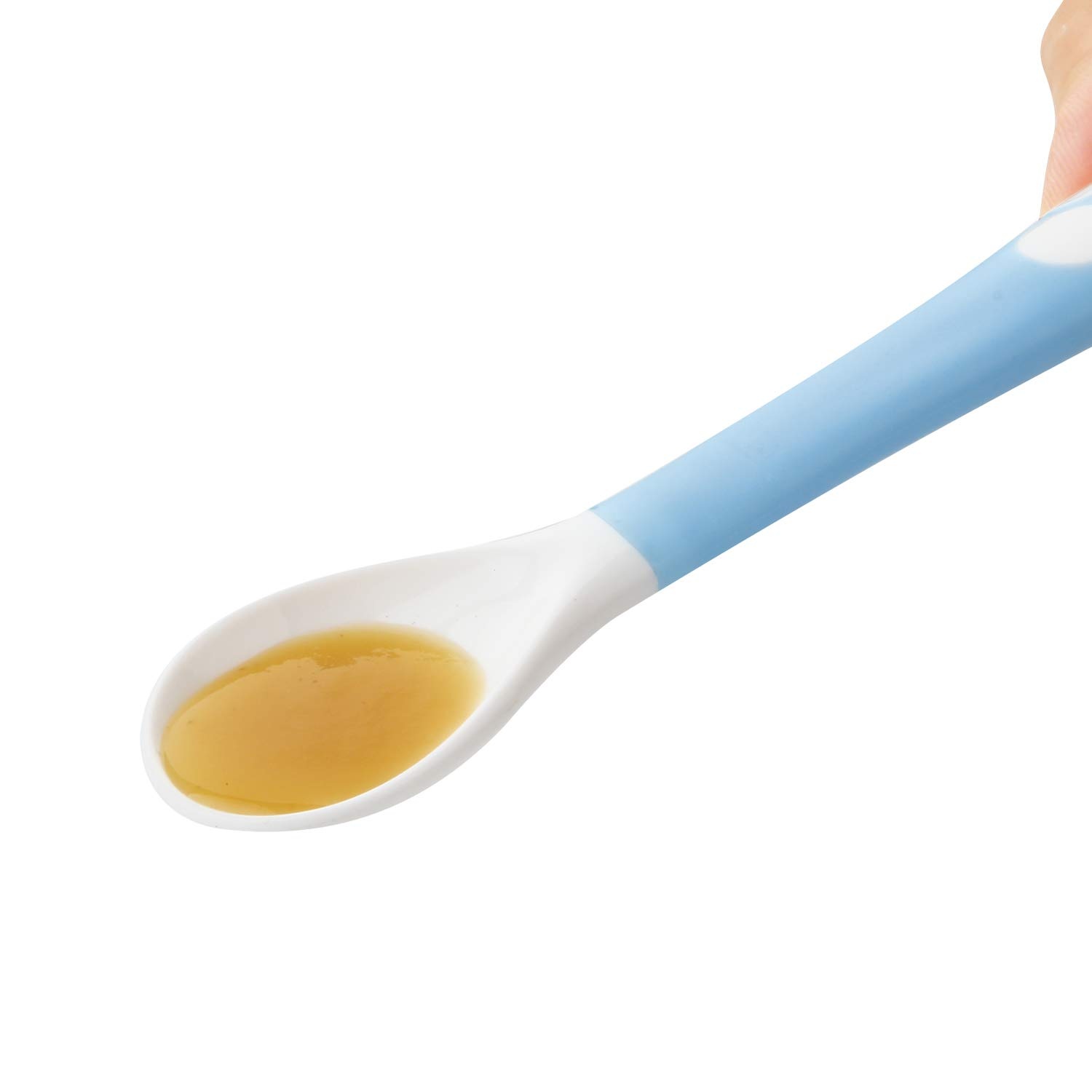 image:imagePandaEar Baby Bendable Utensils Spoons Training Learning Feeding for Kids Toddlers Children and Infants BPA Free 3 Sets Great Gift Set Easy Grip Fork Tableware3 Sets