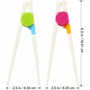 PandaEar 2 Pairs Kids Training Chopsticks, Reusable Dishwasher Safe(2 Count (Pack of 1))