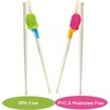 PandaEar 2 Pairs Kids Training Chopsticks, Reusable Dishwasher Safe(2 Count (Pack of 2))