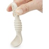 PandaEar 7 Pack Silicone Baby Feeding Spoon, Baby Led Weaning Supplies(Solid Spoon)