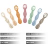 PandaEar 7 Pack Silicone Baby Feeding Spoon, Baby Led Weaning Supplies(Straight Spoon)