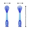 PandaEar Baby Bendable Utensils Spoons| Training Learning Feeding for Kids Toddlers Children and Infants| BPA Free 3 Sets| Great Gift Set | Easy Grip Fork Tableware(3 Sets)