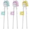 PandaEar 2 Pairs Kid Chopsticks, Dinosaur Children Learning Practice Chopsticks for Beginners Toddler(3)