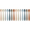 PandaEar 7 Pack Silicone Baby Spoons, First Stage Self Feeding Utensils(One Size (Pack of 2))