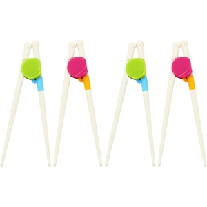 PandaEar 2 Pairs Kids Training Chopsticks, Reusable Dishwasher Safe(2 Count (Pack of 2))